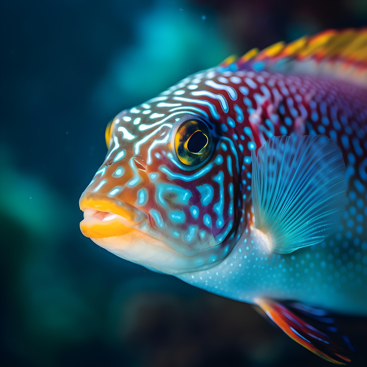 fish, tropical, vibrant, nature, iridescent fish, iridescent, aquarium fish, aquarium